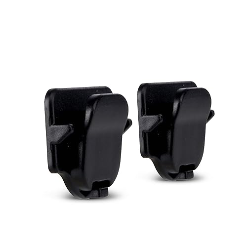 OnixGRIP OnixHOOK - 2 Pack; Smallest Hands-Free Mount for Smartphones and Tablets; Sticks Anywhere on Car Dash; Holds up to 5 Lbs; Compatible with Any