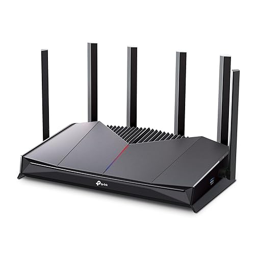 TP-Link Dual-Band BE6500 WiFi 7 Gaming Router Archer GE400 | 6-Stream 6.5 Gbps | 2 x 2.5G + 3 x 1G | Game Acceleration, Dedicated Gaming Port & Panel