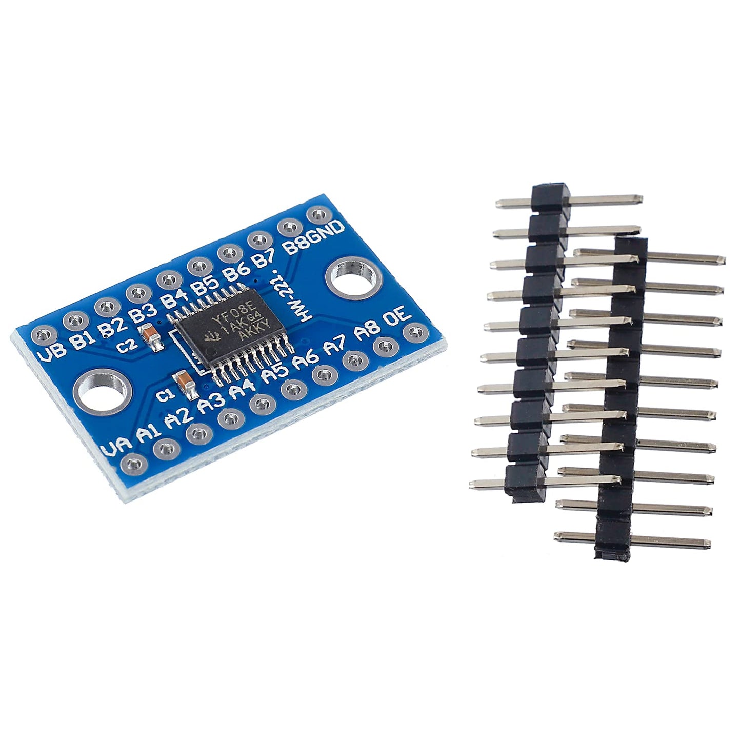 EPLZON TXS0108E High Speed Full Duplex Logic Level Converter 8 Channel SPI 8 Way 3.3V 5V IIC 8-Bit Bi-Directional Converter Module Apply to Raspberry…