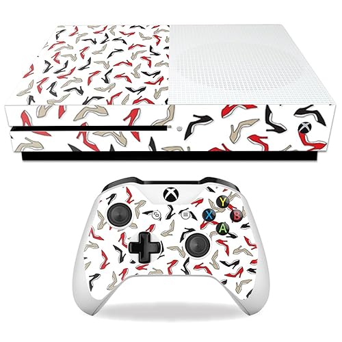 MightySkins Skin Compatible with Microsoft Xbox One S wrap Cover Sticker Skins Heels