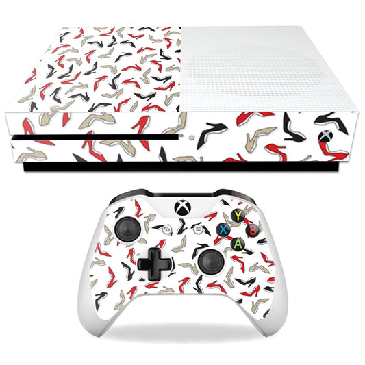 MightySkins Skin Compatible with Microsoft Xbox One S wrap Cover Sticker Skins Heels