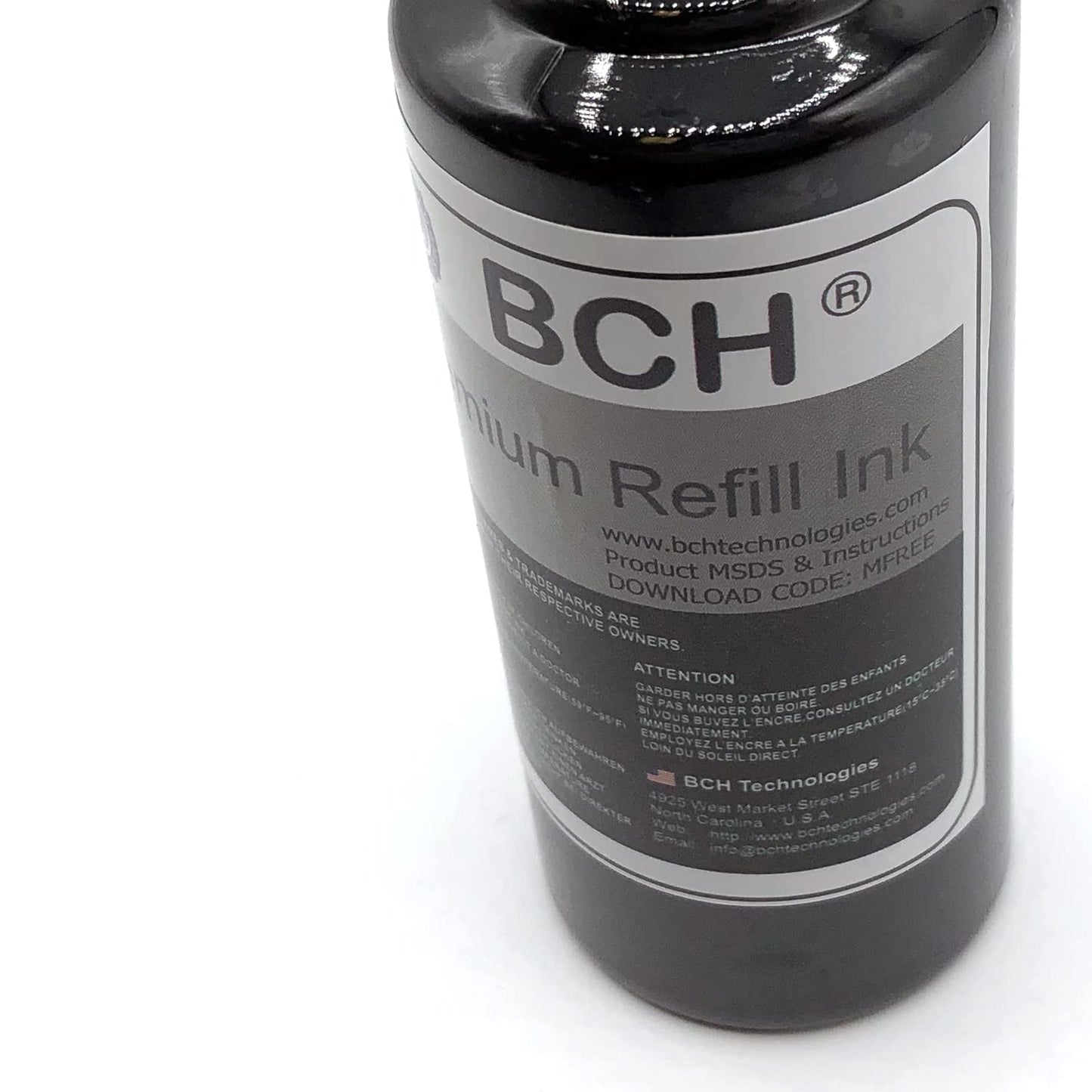 BCH Premium DTF Printer Ink - 100 ml Black for Inkjet Direct to Film Heat Transfer Printing…