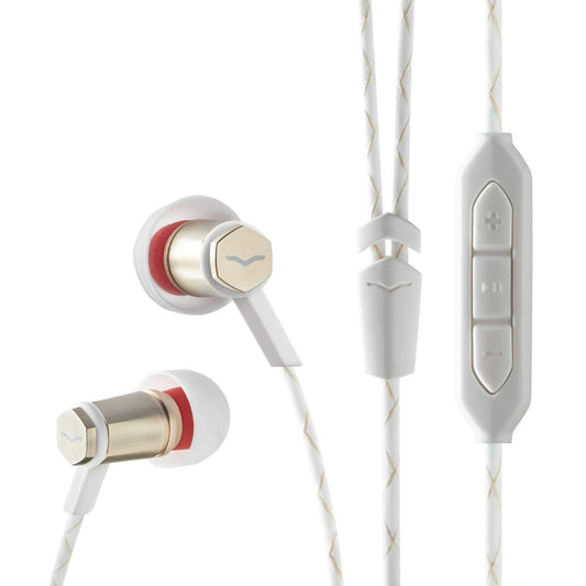 V-MODA Forza Metallo in-Ear Headphones with 3-Button Remote & Microphone - Android Devices, Rose Gold