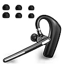 Bluetooth Headset V5.4, Wireless Bluetooth Earpiece with CVC8.0 Dual Mic Noise Cancelling, 110 Hours Talktime Hands-Free Headphones for Cell Phone