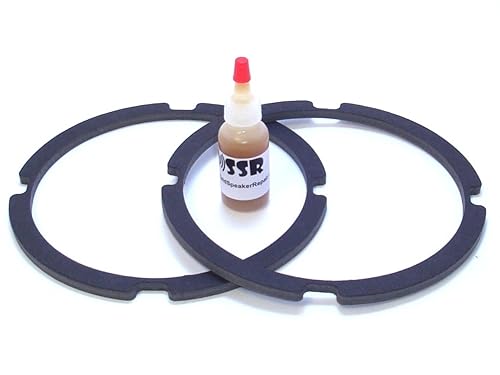 Springfield Speaker 6.5" Pro-Grade Speaker/Subwoofer Chip Gaskets - Pair - Adhesive Included