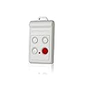 Skylink 4B-434W Security Keychain Hand Held Remote Control Transmitter | Affordable, Easy to program DIY Accessory for SC Series Systems.