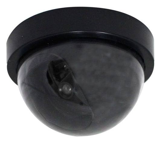 ToolUSA Anti-Theft Dummy Security Camera | Black Mirror Finish | Realistic Blinking Activation Light | Versatile Indoor & Outdoor Use | 4.5" (11.4 cm)