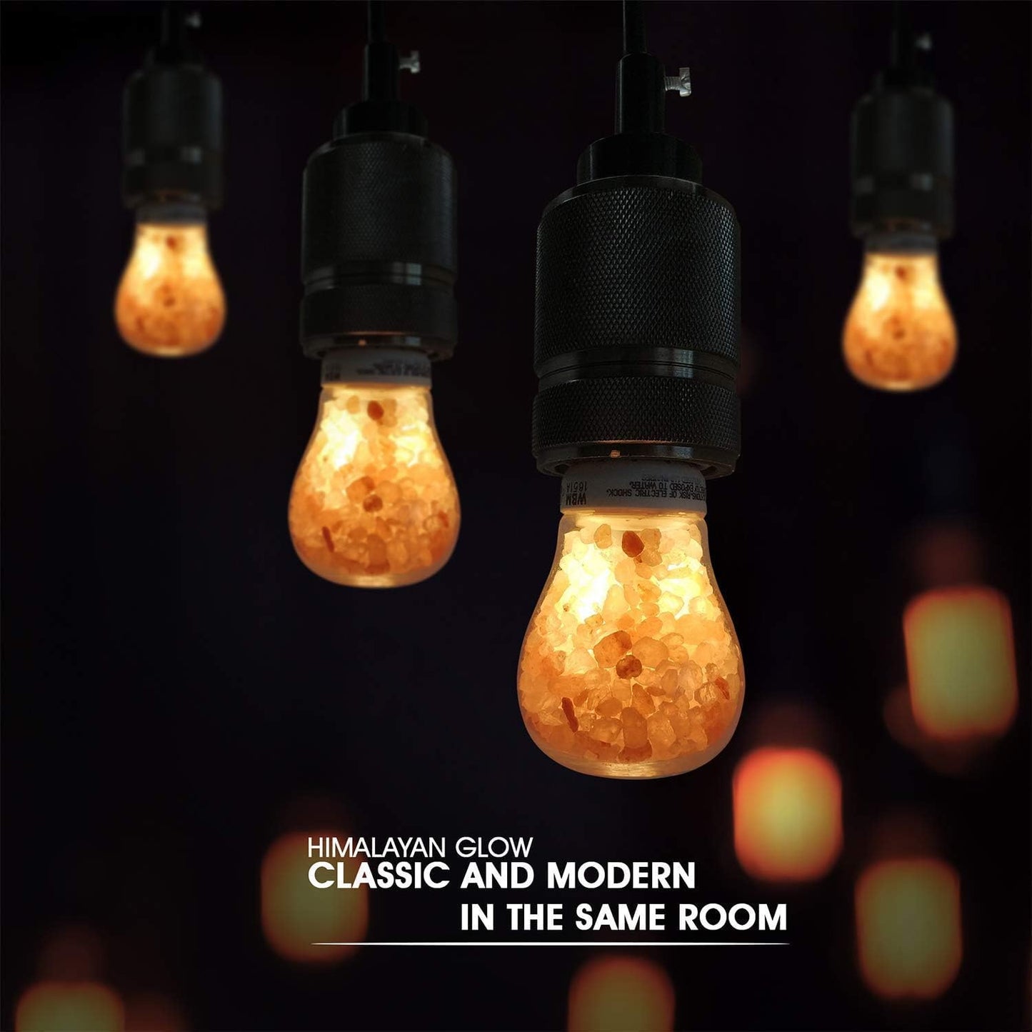 WBM Smart E26 Led Light Bulb 7 Watt Himalayan Salt Bulb 30000 hrs Years Life Dimmable Led Light Bulb (Pack of 2)