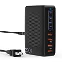 USB C Charger Block, 200W 8 Port USB C Charging Station, GaN Type C & A Charger Fast Charging Desktop Hub PD Block Laptop Adapter for Apple iPhone Air
