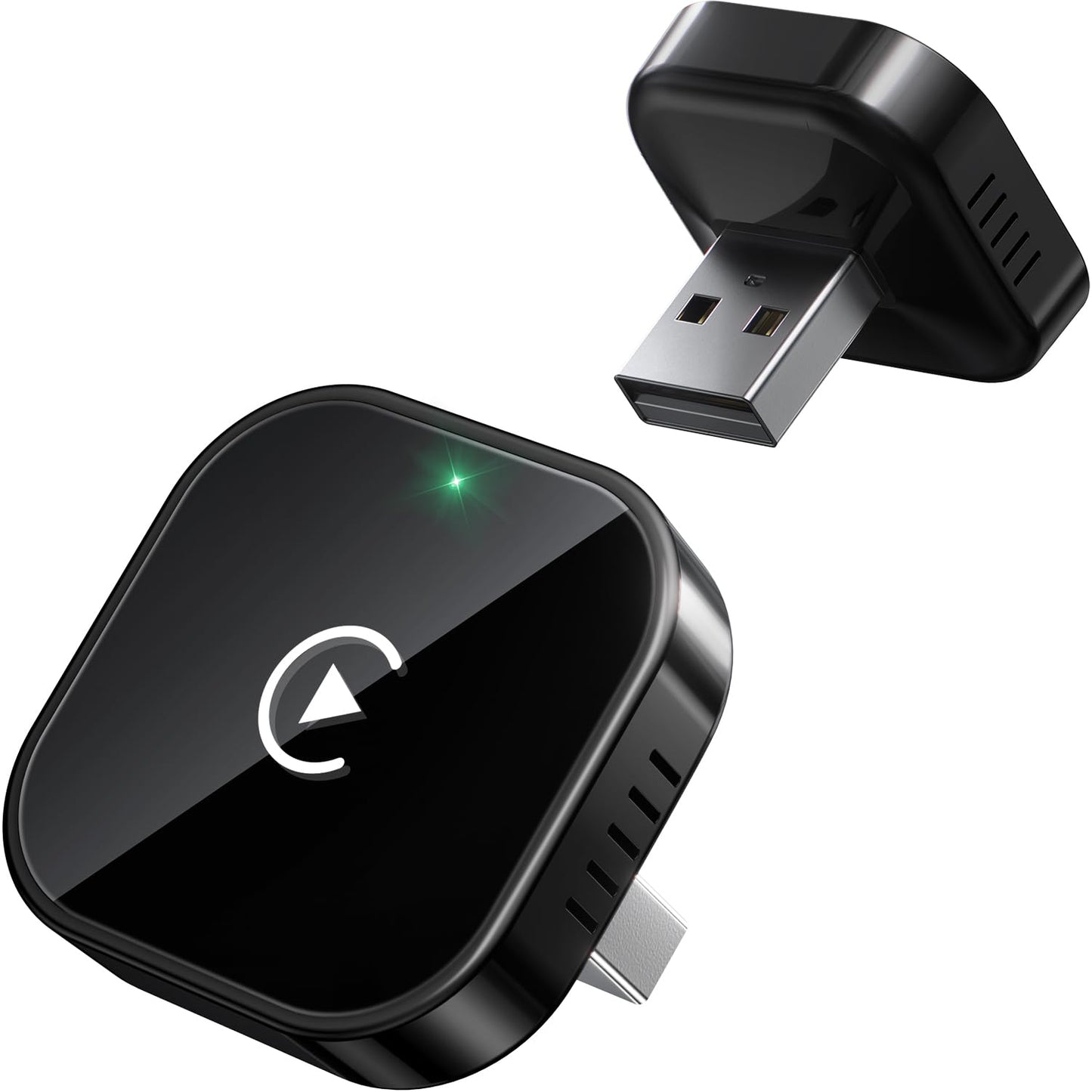 Teeran Wireless CarPlay Adapter for iPhone (2026 Upgraded), Mini Plug & Play for Cars with Factory Wired Apple CarPlay, Fast & Stable Connection, Easy