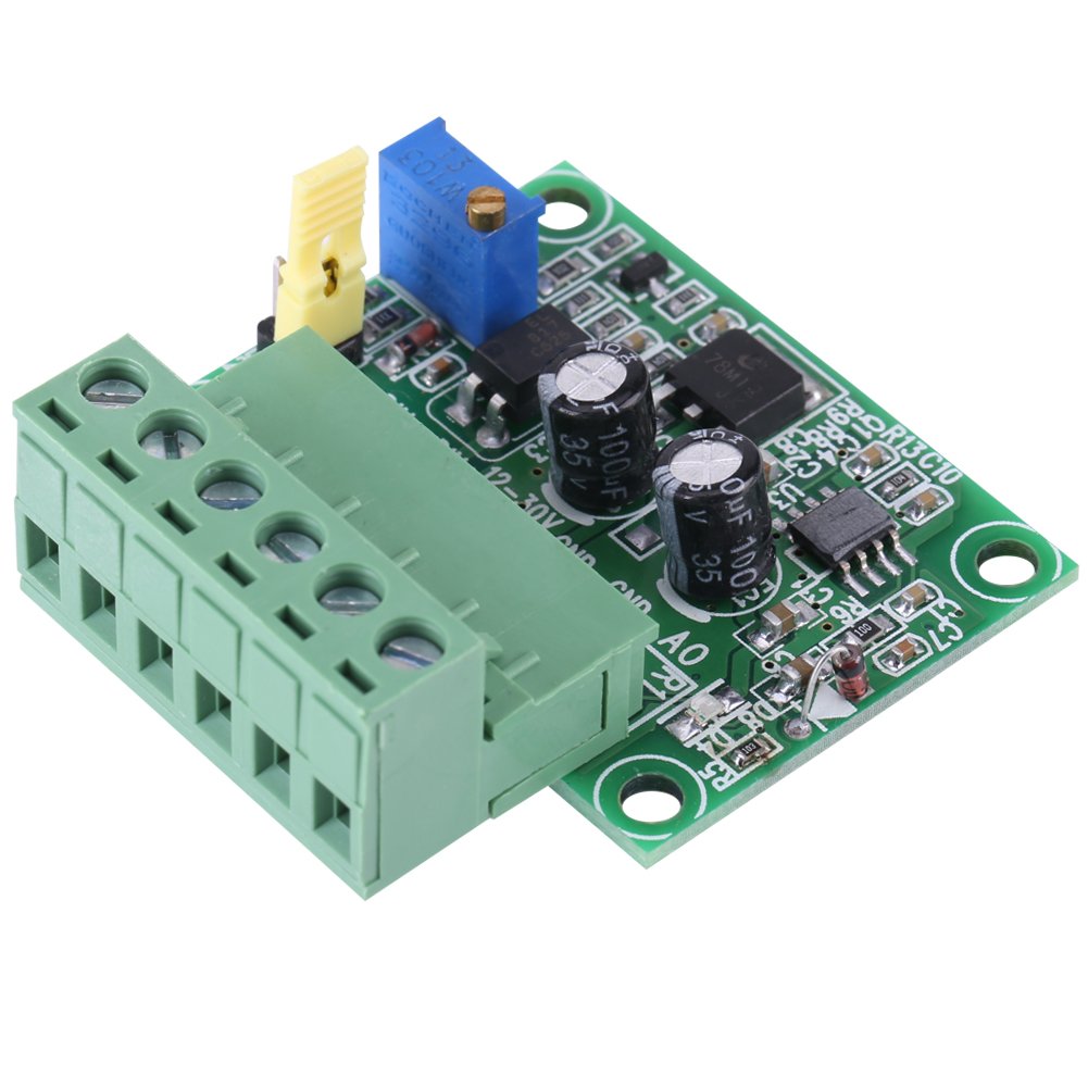 PWM Converter Module 1-3KHZ 0-10V PWM to Voltage Adjustable Digital Analog Converter Module PLC