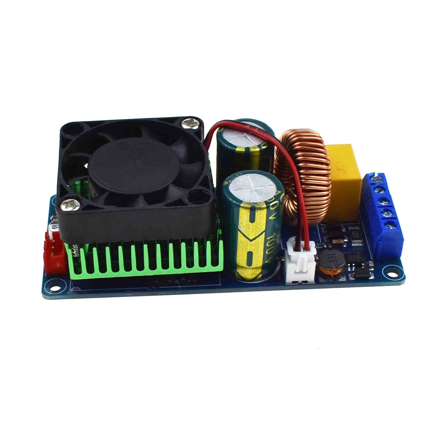 IRS2092S 500W Mono Channel Digital Amplifier Class D HiFi Power Amp Board with Fan
