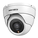 INNOSECU PoE Camera 4MP, Security IP Dome Camera for Outdoor Indoor Use, Buil-in Mic, 2.8mm Lens Wide Angle 110?, B/W Night Vision, Smart Motion