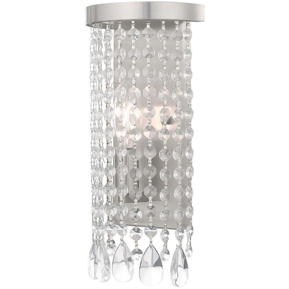Livex Lighting 1 Lt Brushed Nickel ADA Wall Sconce