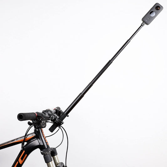 Third Person Perspective Handlebar Mount +114CM Invisible Selfie Stick for Bike Motorcycle Ride Tracking Shooting for Insta360 ONE X5,X4,X3,X2,X,RS,R
