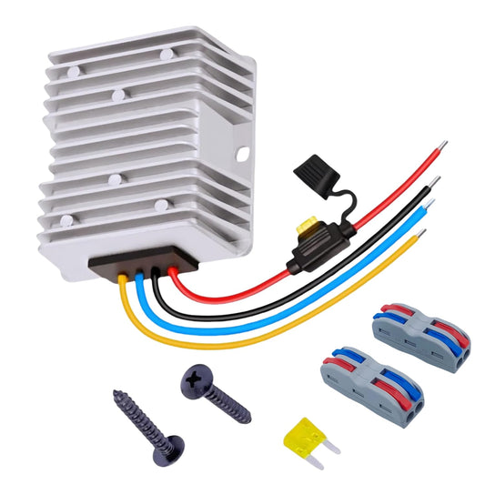 20A 240W 12v Golf Cart 48V 36V to 12V Converter Voltage Regulator Reducer Transformer for Golf cart with Fuse