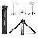 EaxanPic Aluminum Mini Tripod,Desktop Tabletop Stand Tripod for Zhiyun Smooth Q/4, Crane Plus/2, Osmo Mobile, Ronin-S, Vimble 2,Gimbal Handle Grip