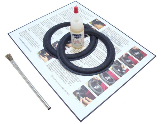 Springfield Speaker Foam Surround Edge Repair Kit - 2 Speaker Kit - 5.25 Inch - Compatible with Boston Acoustics 350, 5.4 LF, 525V, 757, 504V, 750LF