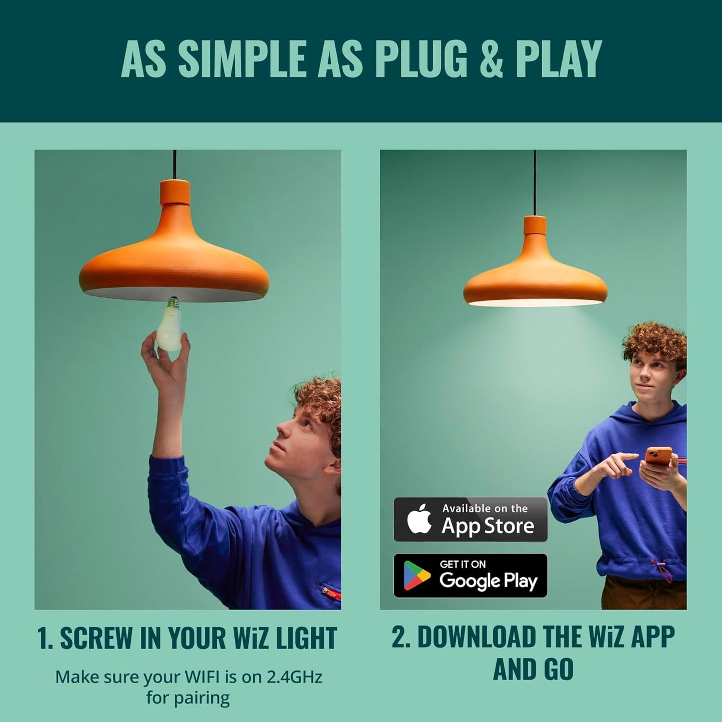 WiZ Connected Retrofit Downlight - 6 inch LED Recessed Light Fixture - Motion Activated Recessed Light - 750 Lumen - Connects to your Wi-Fi - Matter