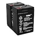 Casil 6V Battery - 6V Rechargeable Battery UB645 for Power Wheels, PS-640 F1, Exit Sign, Emergency Light, Lithonia ELB06042, Mojo Decoy, Moultrie…