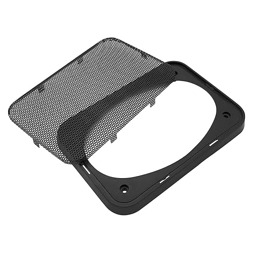 2X DRPSODAC for 4x6 Inch Speaker Grill Dust Cover ABS Decorative Circle Metal Mesh Protection Net Car Audio Accessories 162x112mm/6.38x4.41in