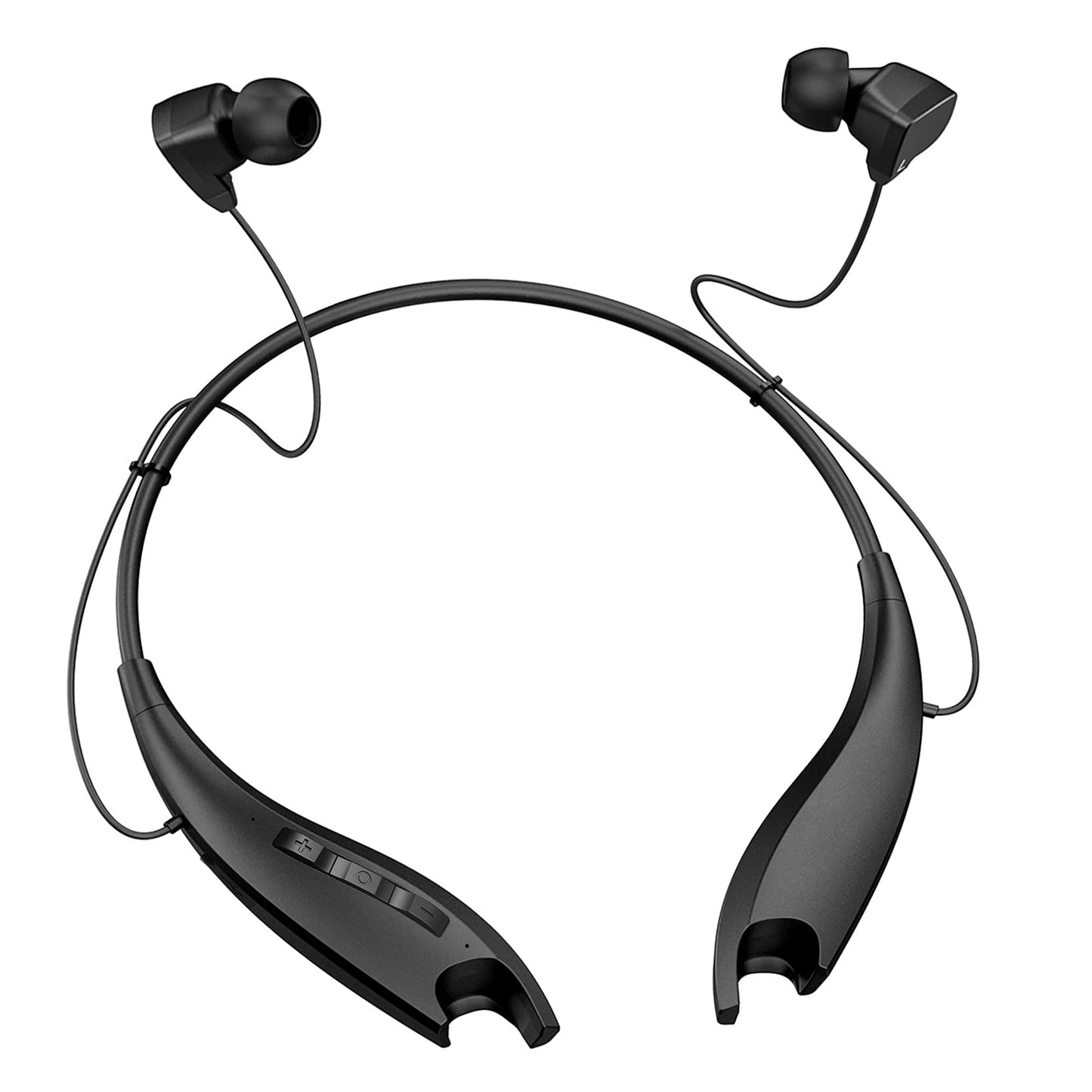 Redzoo Neckband Headphones, Around The Neck Bluetooth Headphones w/Noise Cancelling Microphone, Bluetooth Headset w/ 22hrs Playtime, Neck Earphones