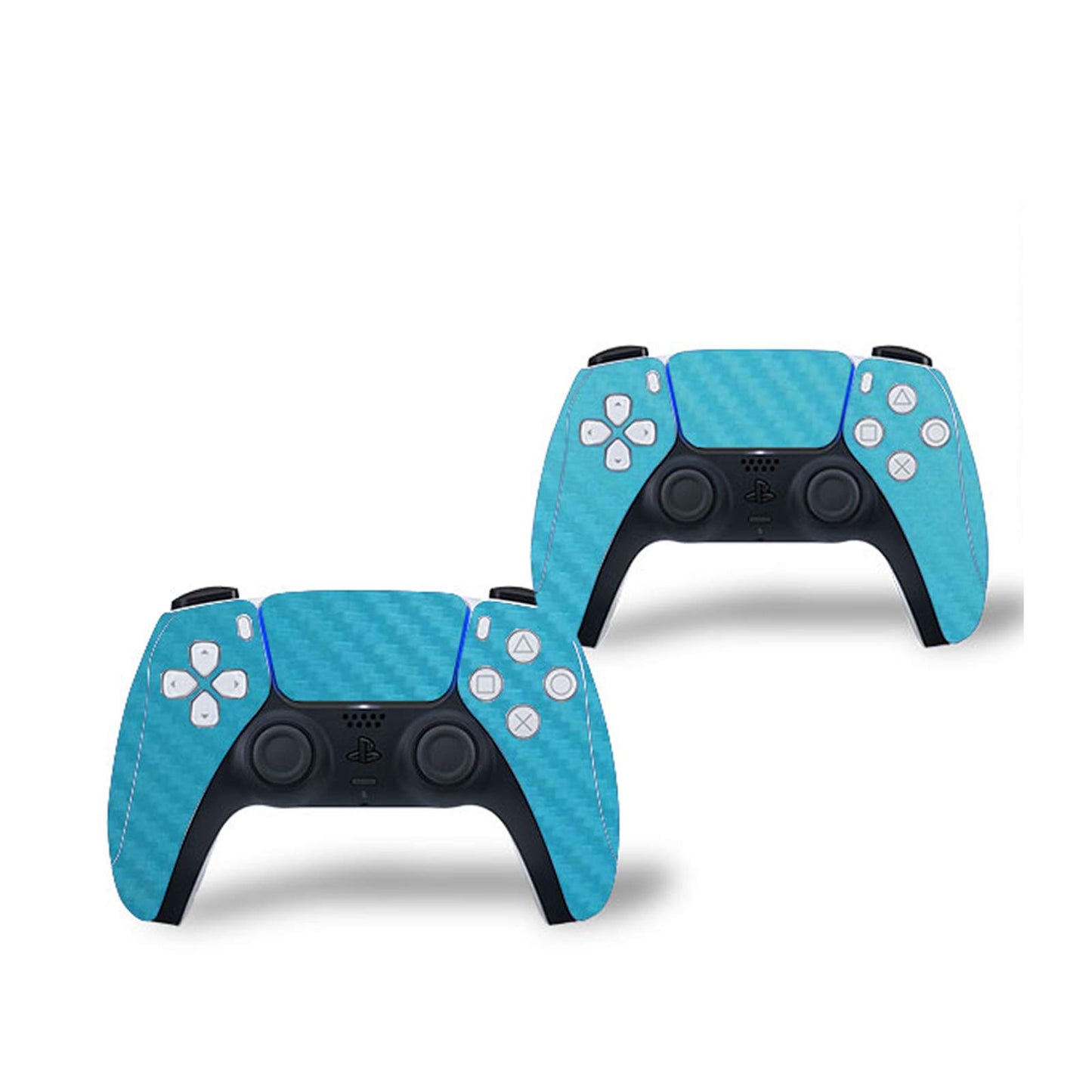 HAO Carbon Fibre Skin for PS5 Console and 2 Controllers Sticker Same Decal, Durable, Scratch Resistant, Bubble-Free Cover Compatible with PlayStation