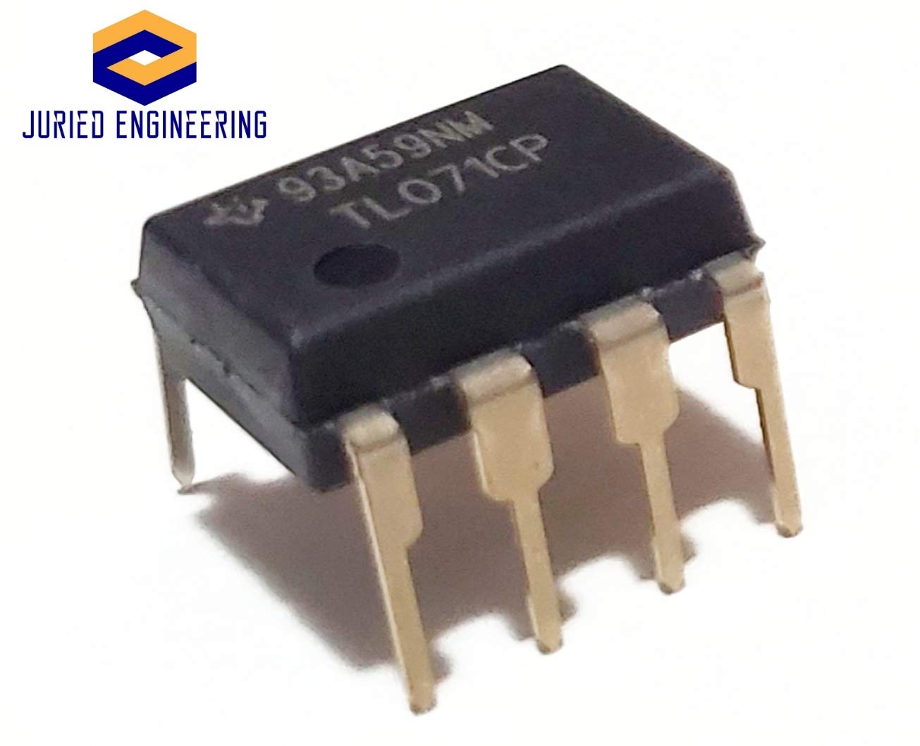 Juried Engineering TL071CP TL071 Low-Noise JFET-Input Operational Amplifier Op Amp Breadboard-Friendly IC DIP-8 (Pack of 5)