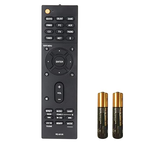 New RC-911R RC911R Remote Control for for Onkyo AV Receiver Speaker TXRZ810 TX-NR555 TX-NR787 TX-RZ610 TX-RZ710 TX-NR777 HT-R695 HT-S7800 TX-NR575