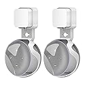 Dot Wall Mount Compatible with Dot 3rd Generation, A Space-Saving Dot Accessories Without Messy Wires or Screws (White(2 Pack))