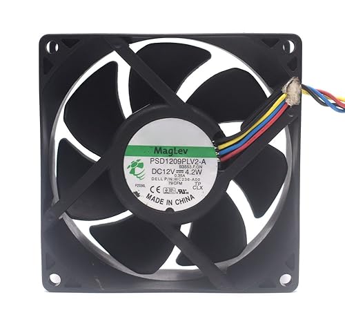 PSD1209PLV2-A B3553.F.GN DC12V 4.2W Server Cooling Fan 4-Wire PWM 90x90x32mm WC236-AOO