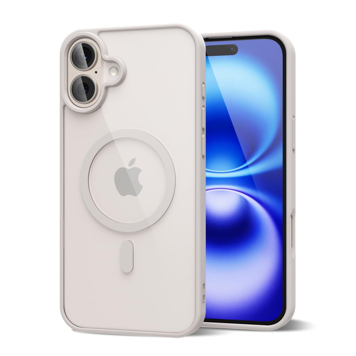 oakxco for iPhone 16 Case Clear Magnetic Compatible with Magsafe, Cute Thin Slim Transparent Non-Yellowing TPU Bumper, Shockproof Hard Shell & Soft