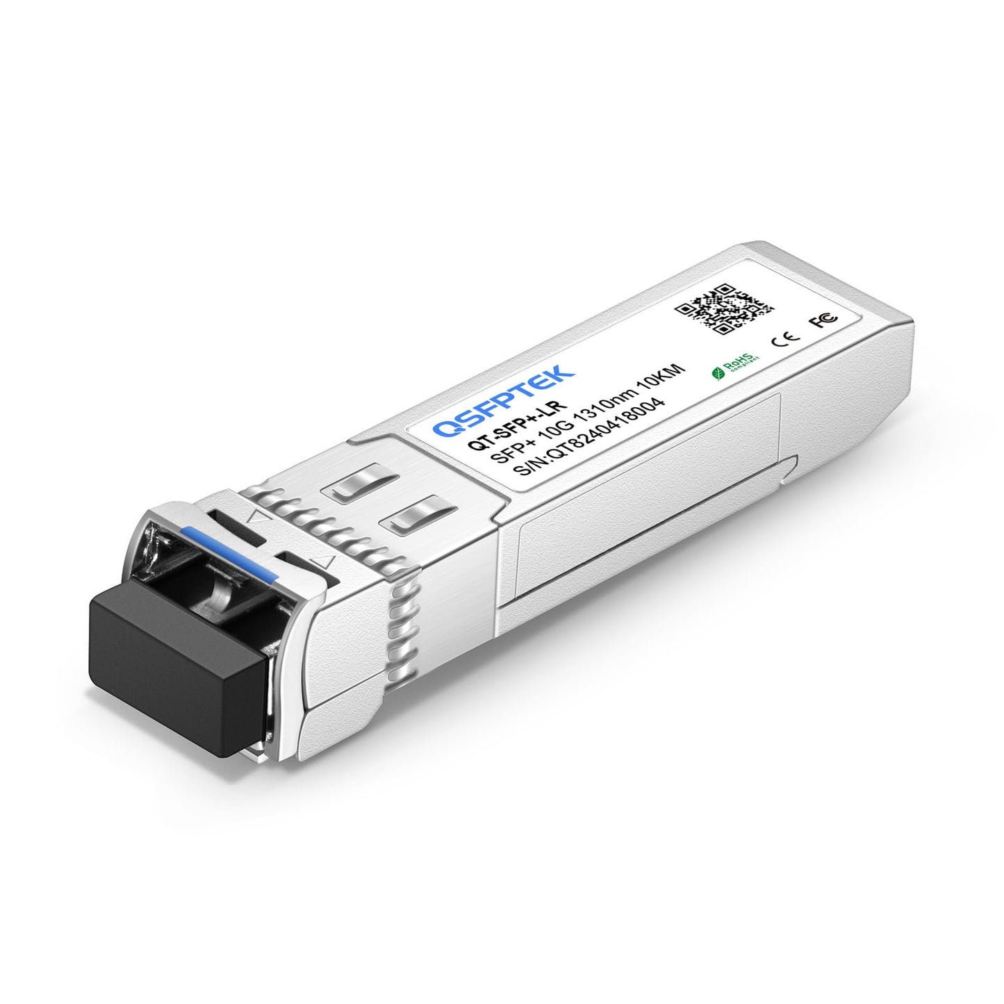 QSFPTEK 10GBASE-LR SFP Module, 10gbe SFP+ 1310nm 10km Duplex LC SMF DOM Optical Networking Transceivers, MINI GBIC Compatible SFP-10G-LR, and Other