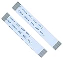 4 Pairs (8Pcs) Flex Ribbon Cables Compatible with Sony PS5 16 Pin Console Gamepad Touchpad L1 L2 R1 R2 Flex Cable Replacement for TV Video Games