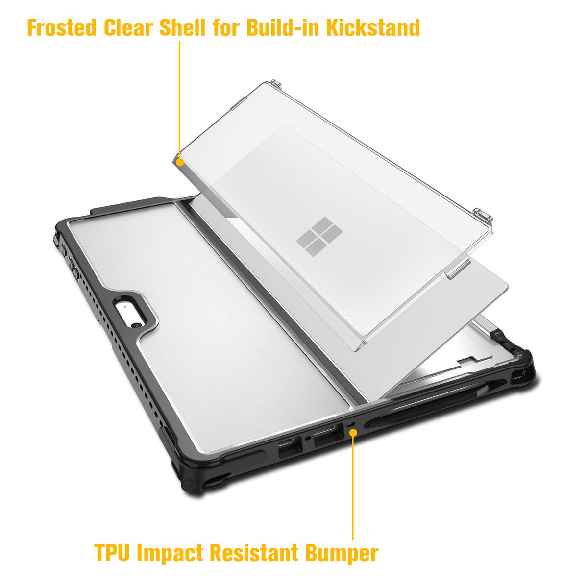Fintie Hard Case for Microsoft Surface Pro 7 Plus, Surface Pro 7/6/5/LTE