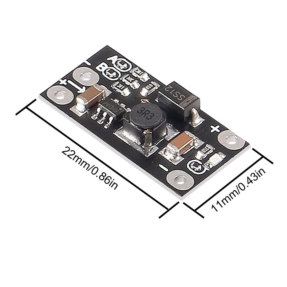 AITRIP 10PCS 1.5A Multi-Function Mini Boost Module Step Up Board 3.7V to 5V 8V 9V 12V Step Up Board with LED Indicato for DIY Electronic Voltage…