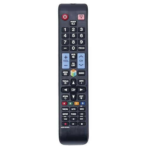 Replacement Remote AA59-00580A AA5900580A fit for Samsung Smart LED TV UN32EH5300 UN32EH5300F UN32EH5300FXZA UN39EH5300 UN39EH5300F UN39EH5300FXZA