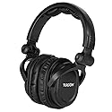 Turcom Over Ear Wired Gaming Headphones, DJ-Style Monitor Headphone, Stereo Studio Sound 50 mm drivers and 100 dB, Lightweight Adjustable…