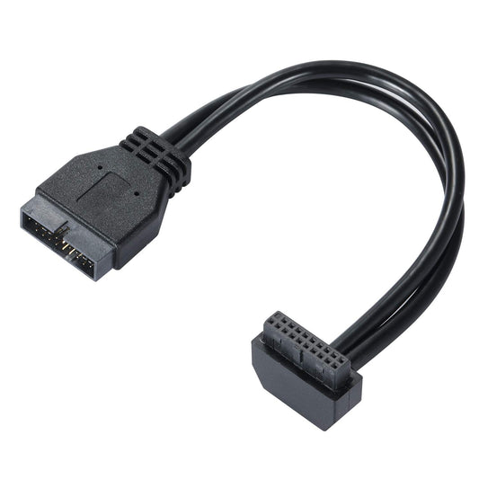 MZHOU SATA USB Extension Cable USB 3.0 Motherboard Front 19 Pin Male to Female Extension Cable High Speed Connection (The Interface Faces Outward)