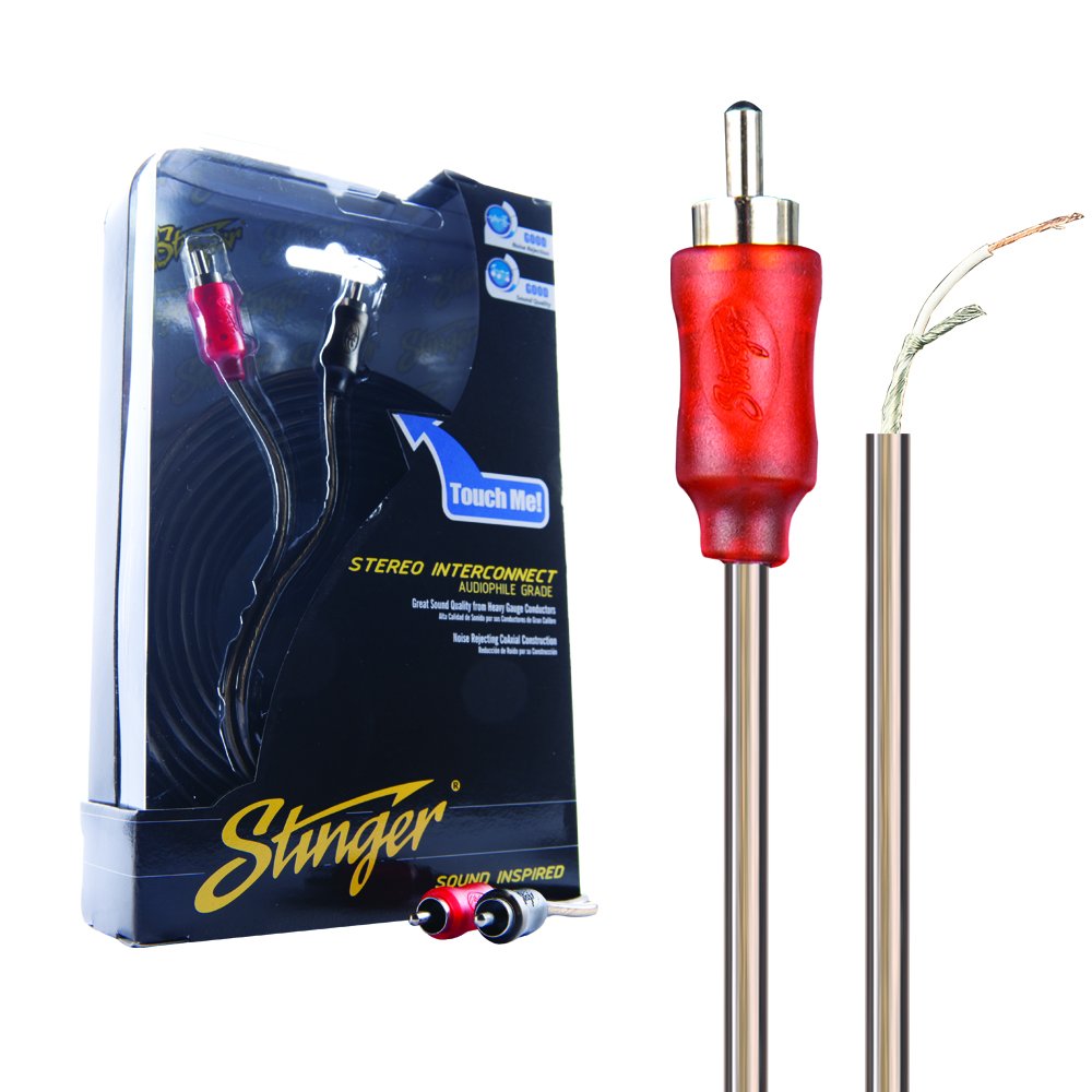 Stinger SI1217 17-Foot 1000 Series 2-Channel Audiophile Grade RCA Stereo Interconnect Cable