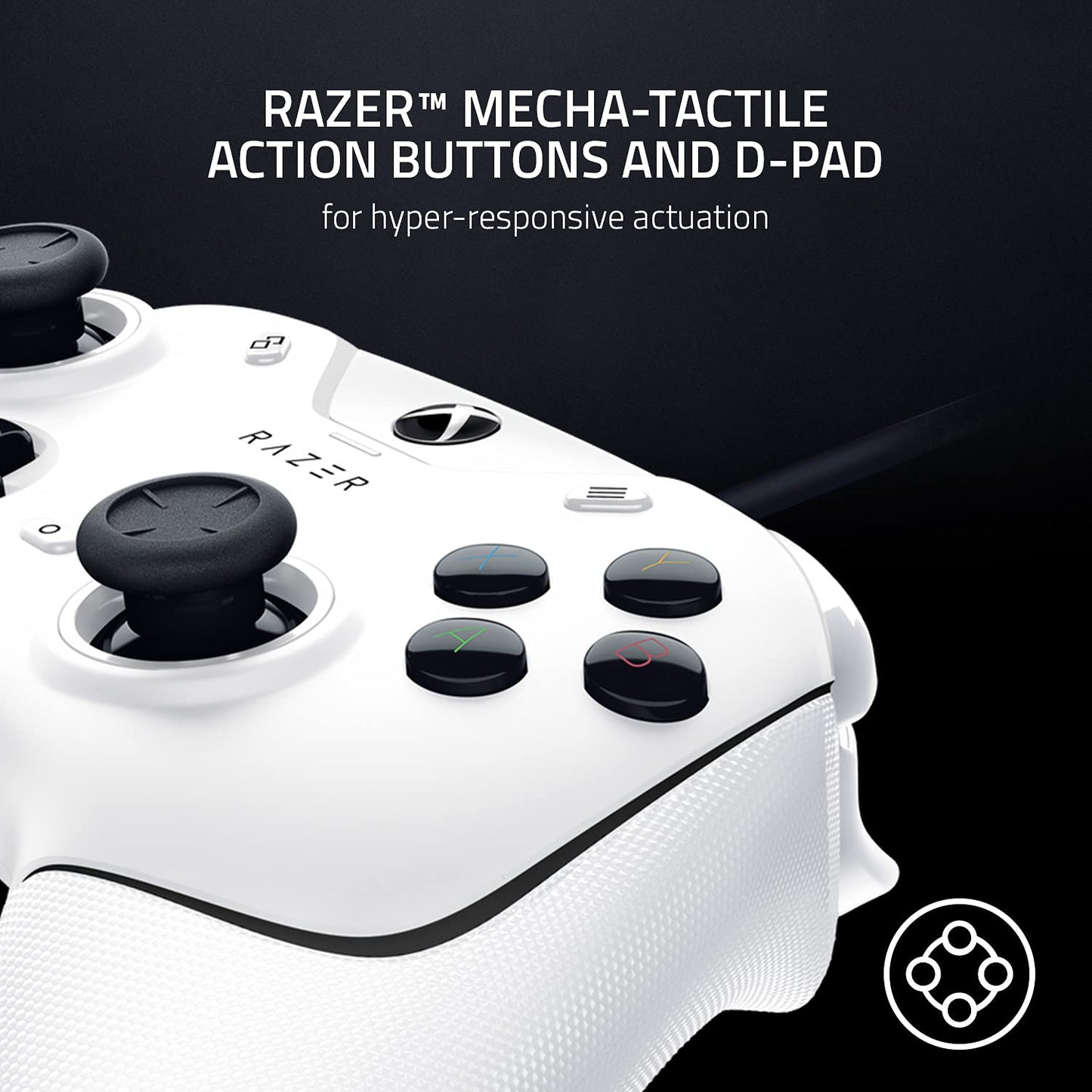 Razer Wolverine V2 Wired Gaming Controller for Xbox Series X|S, Xbox One, PC: Remappable Front-Facing Buttons - Mecha-Tactile Action Buttons and D-Pad