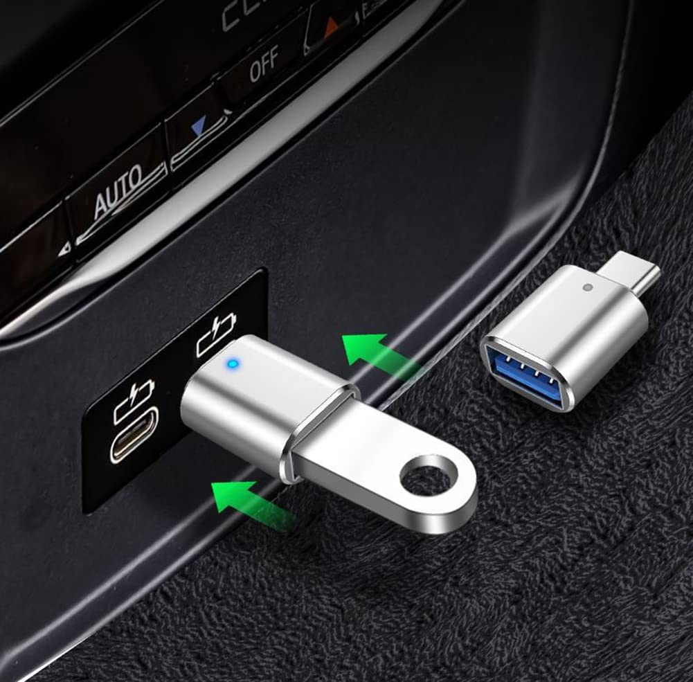 Mepsies USB C to USB 3.0 Adapter 2-Pack, USB C Adapter for Android Phones, Type-C Laptops and More