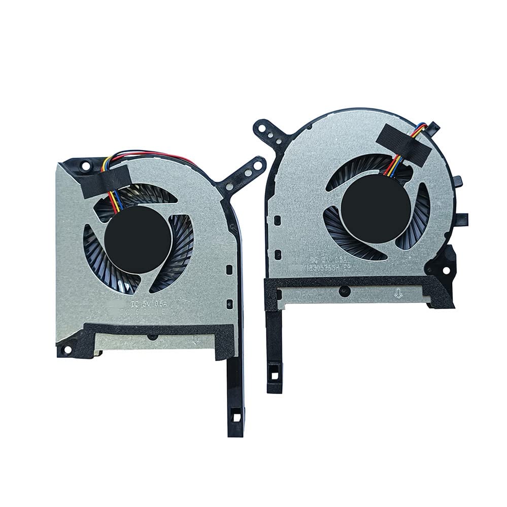 PYDDIN (1 Pair) New CPU GPU Cooling Fan Compatible with Asus TUF Gaming (2020) FA706IU FA706IH FA706II TUF706IU FX706LI (GTX 1650/1660) Series Laptop
