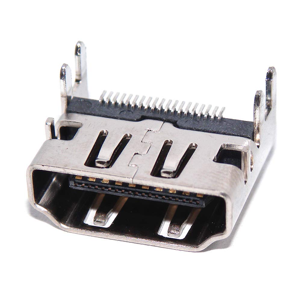 Eieshupug 2PCS Original HDMI Port Socket Interface Connector Replacement for PlayStation 4 PS4 CUH-1001A CUH-1115A
