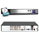 TOWODE 5MP 8Channel Security Camera DVR System H.265+ Surveillance DVR Recorder for up to 5MP AHD/TVI/CVI/CVBS/IP Cameras, Remote Access, Smart
