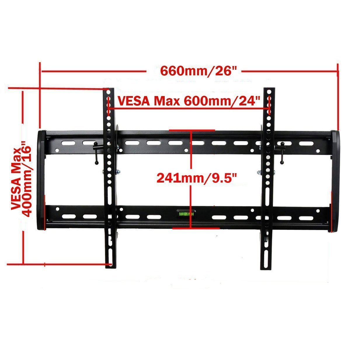 VideoSecu Tilt Wall Mount Bracket for Philips 39" 40" 46" 39PFL2908/F7 39PFL2708/F7 39PFL2608/F7 40PFL4908/F7 40PFL4708/F7 40PFL5706/F7 40PFL4706/F7