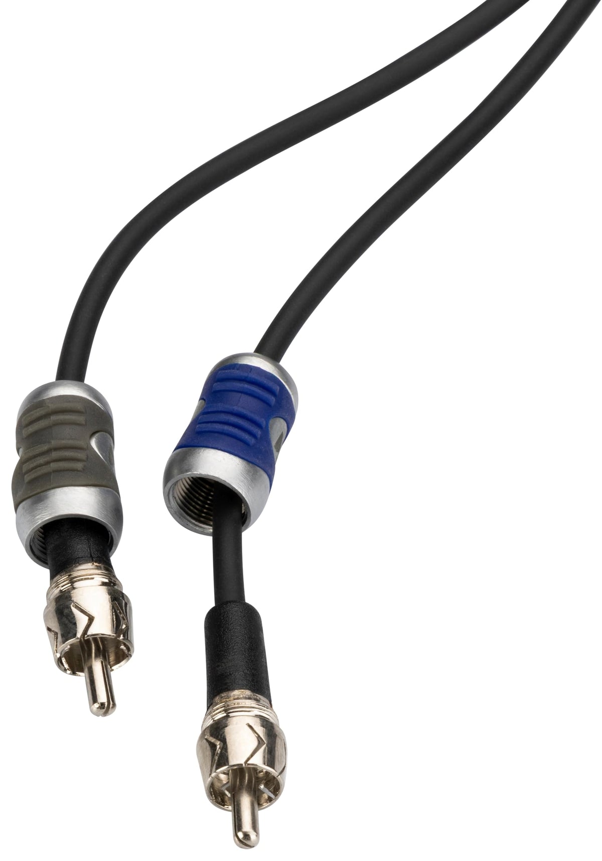 KICKER QI205 Q-Series 2- Channel RCA Interconnect Cable (46QI205), 18 Inches, 0.5M