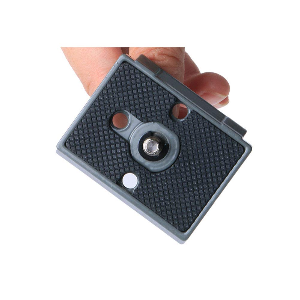 Harwerrel Quick Release Plate 1/4" Screw Compatible with Manfrotto 200PL-14 322RC2 324RC2 488RC2 496RC2 Camera Tripod Head (Pack of 2)
