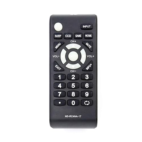 New NS-RC4NA-17 Replaced Remote Control fit for Insignia TV NS-24D510NA17 NS-32D310MX17 NS-32D310NA17 NS-40D510MX17 NS-48D510NA17 NS-39D310NA17