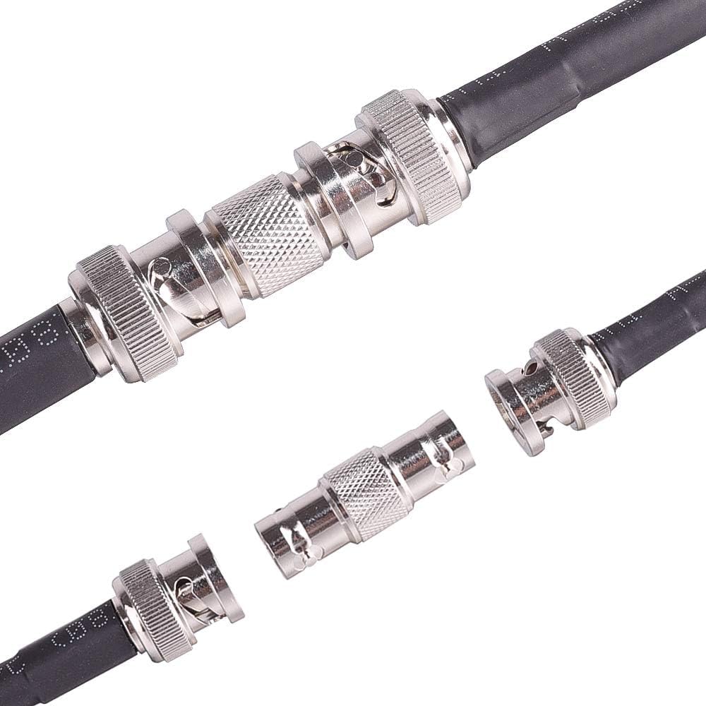 XRDS RF BNC Connectors - Female to Female Adapter, 10 PCS BNC Couplers